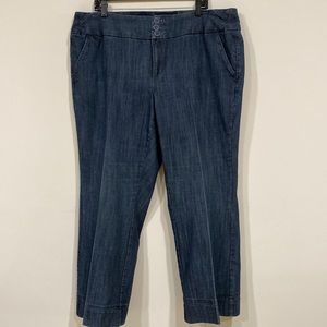 Roz & Ali plus size Denim Slacks